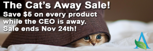 Cat's Away Sale Slider      
